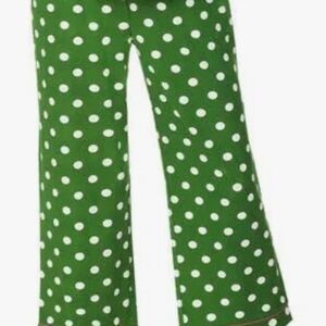 kate spade Green and White Polka Dot Kids Pajama Bottoms